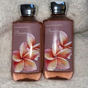 BBW 2pk shower gel Plumeria